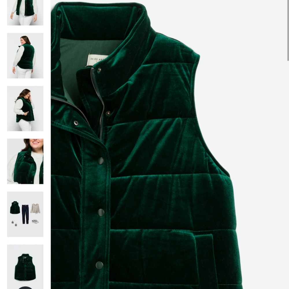 Skies are Blue Puffer Vest